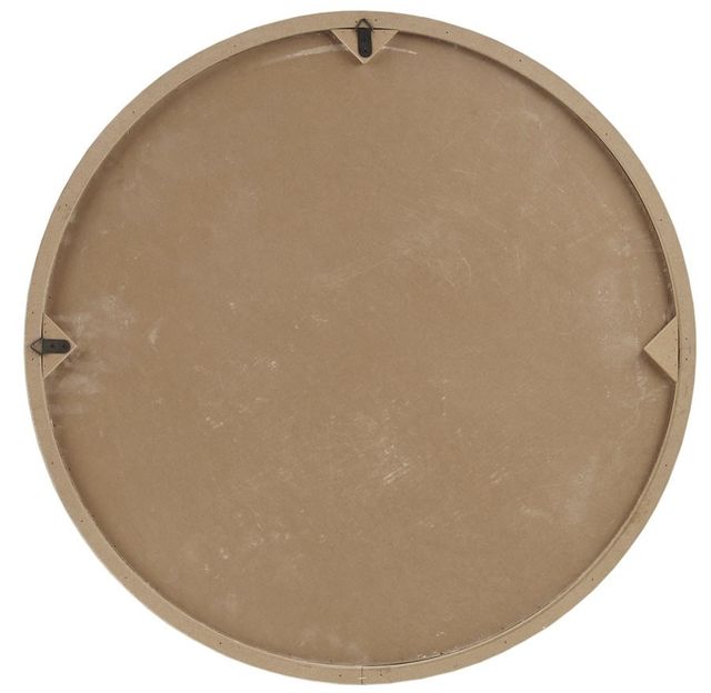 Olliix by Madison Park Leah Natural and White Medallion Wood Wall Decor-3