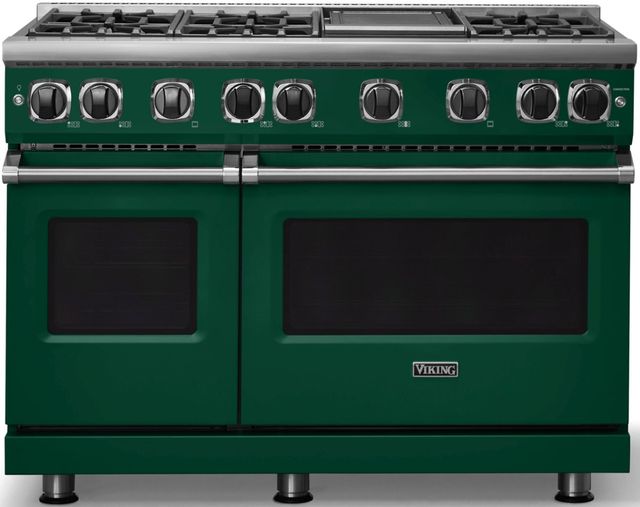 Viking® 7 Series 48'' Ivy Pro Style Gas Range with Griddle-0