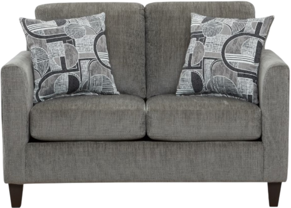 Sims Charcoal Loveseat - Thumbnail 2