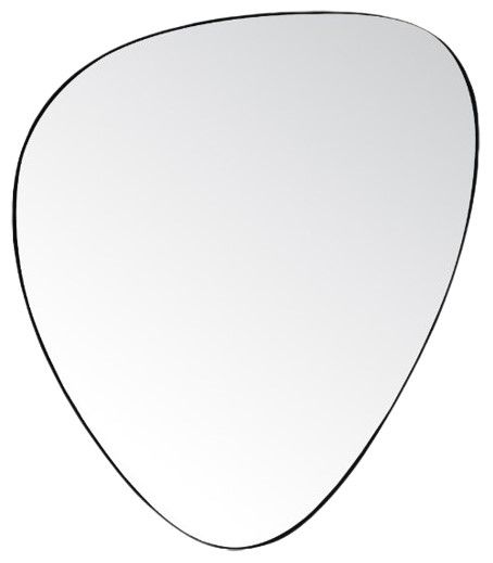 Meridian Furniture Finch Black 23" Mirror-0