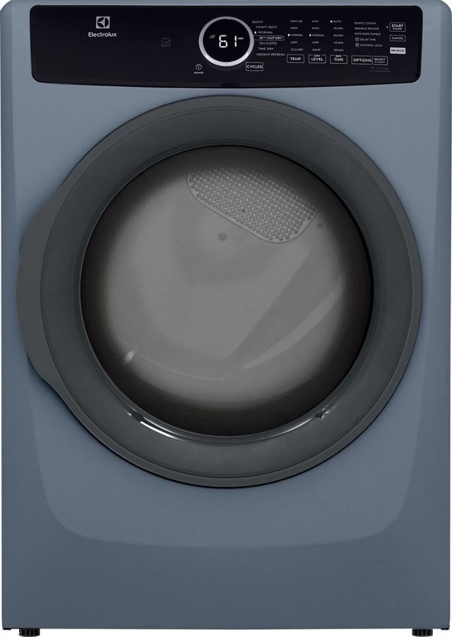 Electrolux® 400 Series 8 Cu. Ft. Denim Blue Front Load Electric Dryer-0