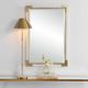 Uttermost® Malik Gold/White Mirror-1