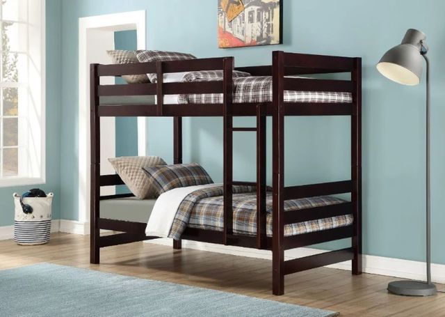 ACME Furniture Ronnie Espresso Twin Over Twin Youth Bunk Bed-2