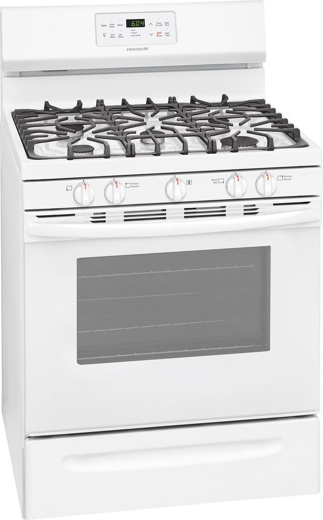 Frigidaire® 30" Free Standing Gas Range-White-3