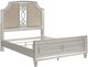 New Classic® Home Furnishings Reflections Matte Silver Queen Panel Bed-0