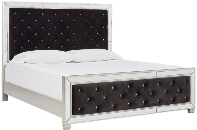 Signature Design by Ashley® Lindenfield Black California King Upholstered Bed-1
