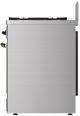 Ilve® Majestic III 30" Stainless Steel Pro Style Dual Fuel Liquid Propane Range with 5 Black Brass Burners and Burnished Trim-2