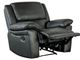 Furniture of America® Glarus Black Recliner Chair-0