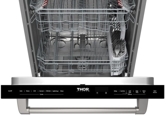 Thor Kitchen® 24" Stainless Steel Top Control Built-In Dishwasher-1