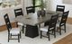 Elements International Jemma Beige/Dark Espresso Dining Side Chair-1