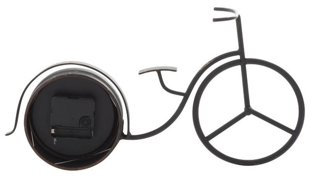Deco Marche Black Bike Clock-2