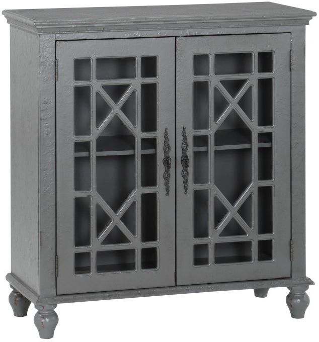 Mazin Furniture Eliza Antique Gray Accent Chest-1