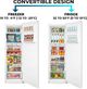 Kenmore® 24" 11 Cu. Ft. White Convertible Upright Freezer-3