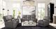 Furniture of America® Phineas Gray Power Reclining Loveseat -1