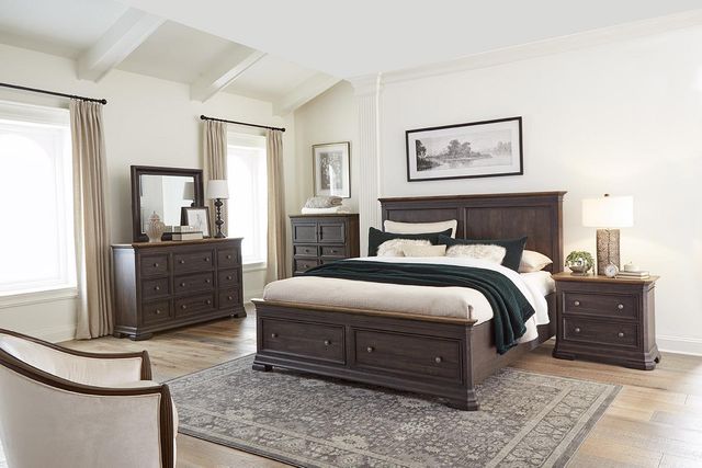 Napa Furniture Design Grand Louie Dark Brown Door Chest-1