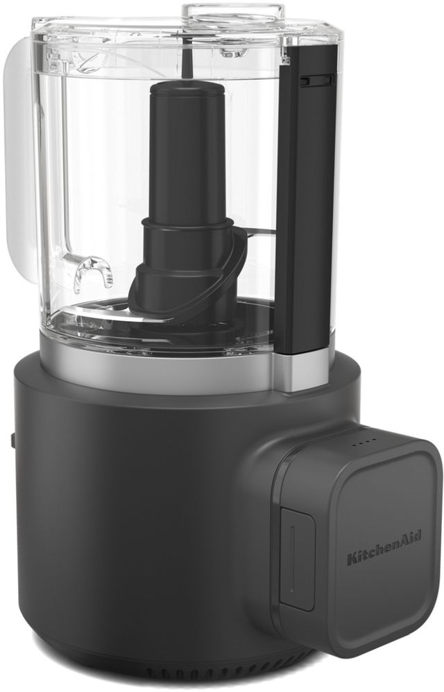 KitchenAid® Go™ 5-Cup Black Matte Cordless Food Processor-2