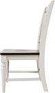 Jofran Inc. Orchard Park Brown/Light Gray Slatback Chair-4