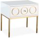 TOV Furniture Ella White Side Table-0