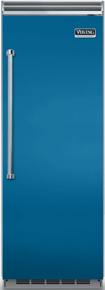 Viking® 5 Series 30 in. 17.8 Cu. Ft. Alluvial Blue Column Refrigerator-0