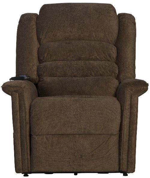 Catnapper® Invincible Java Power Lift Full Lay Out Chaise Recliner-1