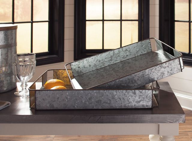 Signature Design by Ashley® Dido Gray/Black Tray Set-1