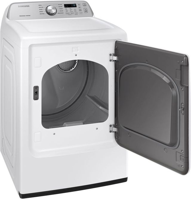 Samsung 3400 Series 7.4 Cu. Ft. White Front Load Gas Dryer-3