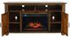 Jofran Inc. Cannon Valley Brown 60'' Fireplace with Logset-3