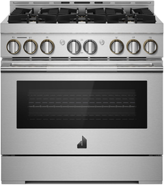 JennAir® RISE™ 36" Stainless Steel Freestanding Gas Range