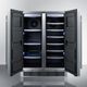 Summit® 5.1 Cu. Ft. Stainless Steel Wine Cooler-2
