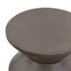 Armen Living Lizzie Dark Gray Indoor Outdoor Accent Stool End Table-3