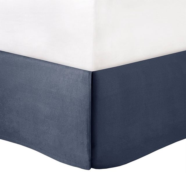 Olliix by Madison Park Bennett 7 Piece Navy California King Jacquard Comforter Set-3
