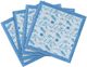 TOV Furniture Dolce 4-Piece Baby Blue Natural Cotton Napkin Set-0