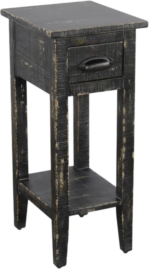 Sunny Designs™ Marina Black Sand Chair Side Table-0
