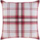Surya Benji Burgandy 18"x18" Toss Pillow with Polyester Insert-1