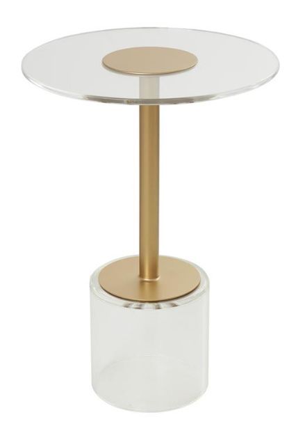 Deco Marche Clear Acrylic Accent Table-2