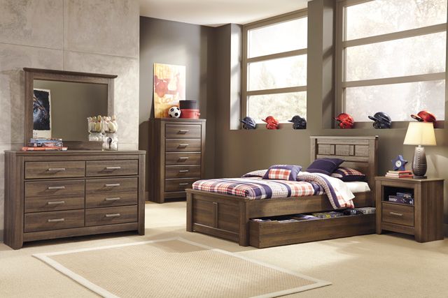 Signature Design by Ashley® Juararo Dark Brown Youth Nightstand-4