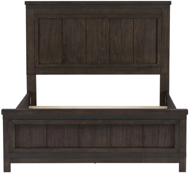Liberty Furniture Thornwood Hills Rock Beaten Brown Full Youth Panel Bed-2