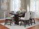 Signature Design by Ashley® Burkhaus 7-Piece Dark Brown Counter Height Dining Table Set-3