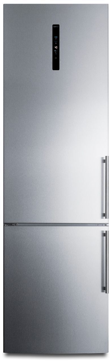Summit® 11.72 Cu. Ft. Stainless Steel Counter Depth Bottom Freezer Refrigerator -0