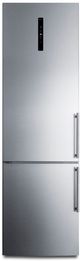 Summit® 11.72 Cu. Ft. Stainless Steel Counter Depth Bottom Freezer Refrigerator -0