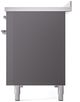 Ilve® Nostalgie II Series 48" Graphite Matte Pro Style Induction Range-4