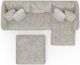 Jackson Furniture Bucktown 3-Piece Parchment Right Side Facing Chaise Sectional-4