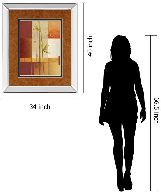 Classy Living Estudio Arte Contemporary Bamboo I Wall Art-2