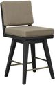 Bernards Elure Peppercorn Swivel Counter Stool-0