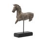 A & B Home Natural Gray Horse Statue-1