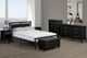 Titus Furniture Black 54" Full Platform Bed-1