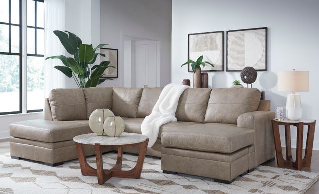 Signature Design by Ashley® Amuleto 2-Piece Desert Left Arm Facing Sectional with Chaise-3