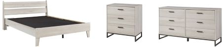 Signature Design by Ashley® Socalle 3-Piece Natural Queen Platform Bed Set-0