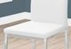 Monarch Specialties Inc. 2-Piece Chrome/White Side Chair Set with Metal Bases-3