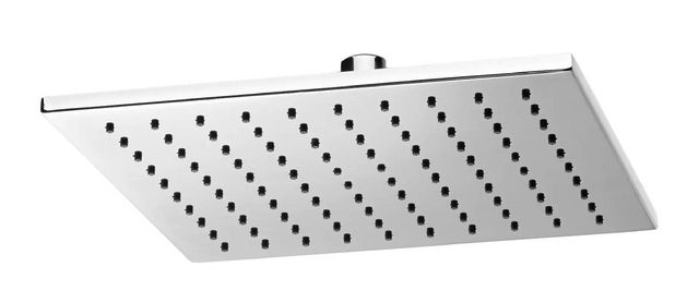 DXV Contemporary Polished Chrome Slim Square Single Function 10" Showerhead-0